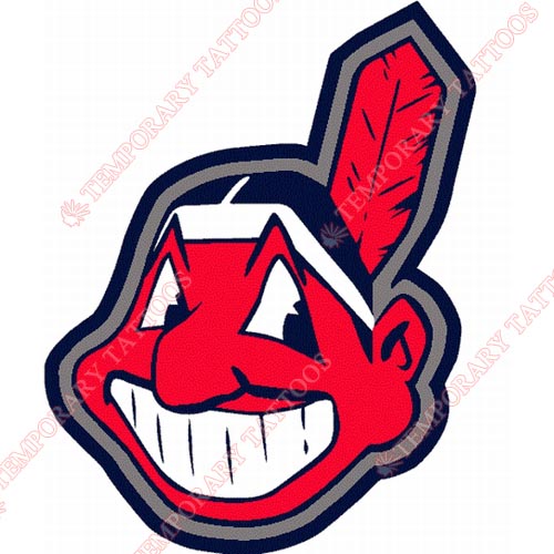 Cleveland Indians Customize Temporary Tattoos Stickers NO.1547